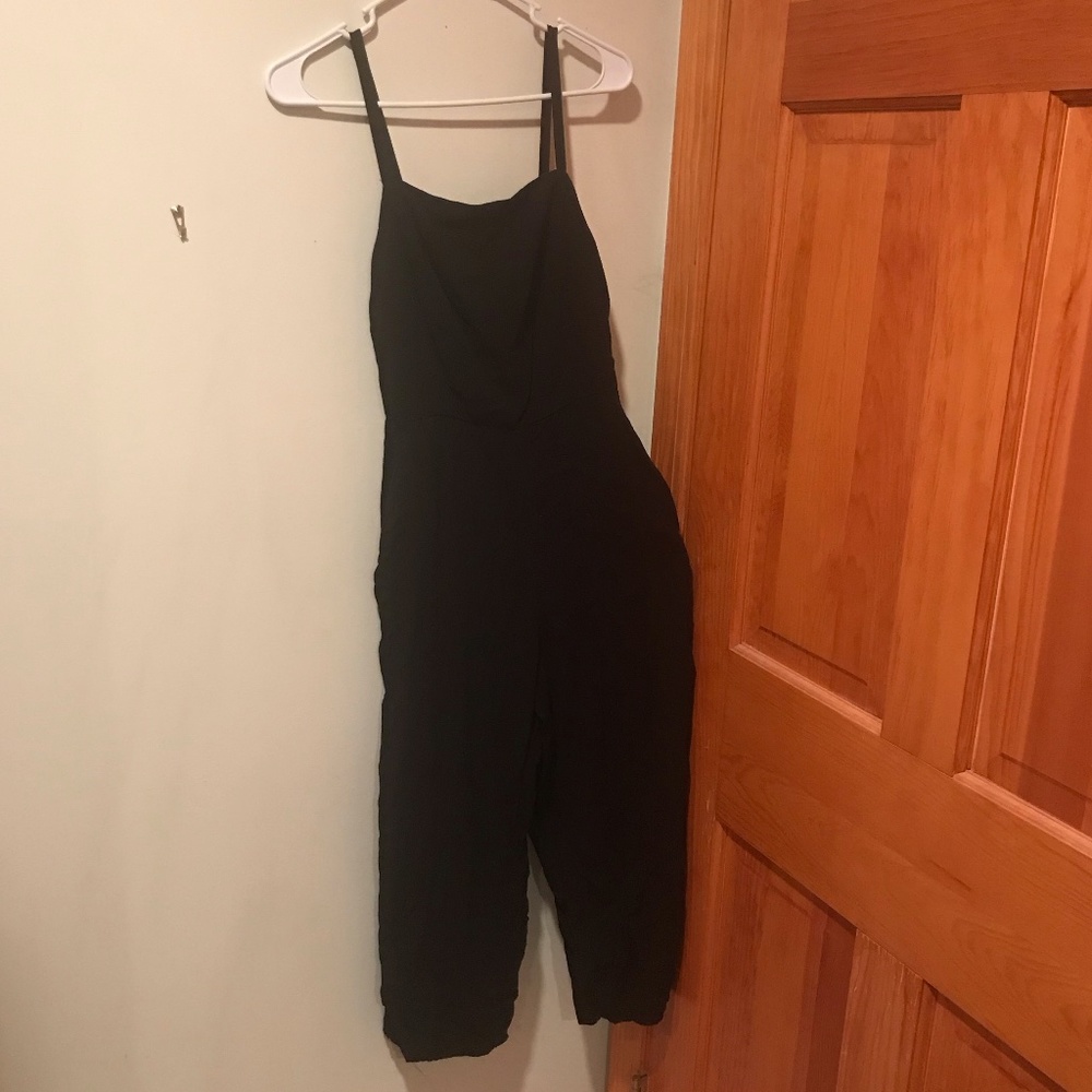 Black Old Navy Square Neck Cami Jumpsuit